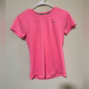 Nike Pink Short Sleeve Dri-FIT Athletic Tee